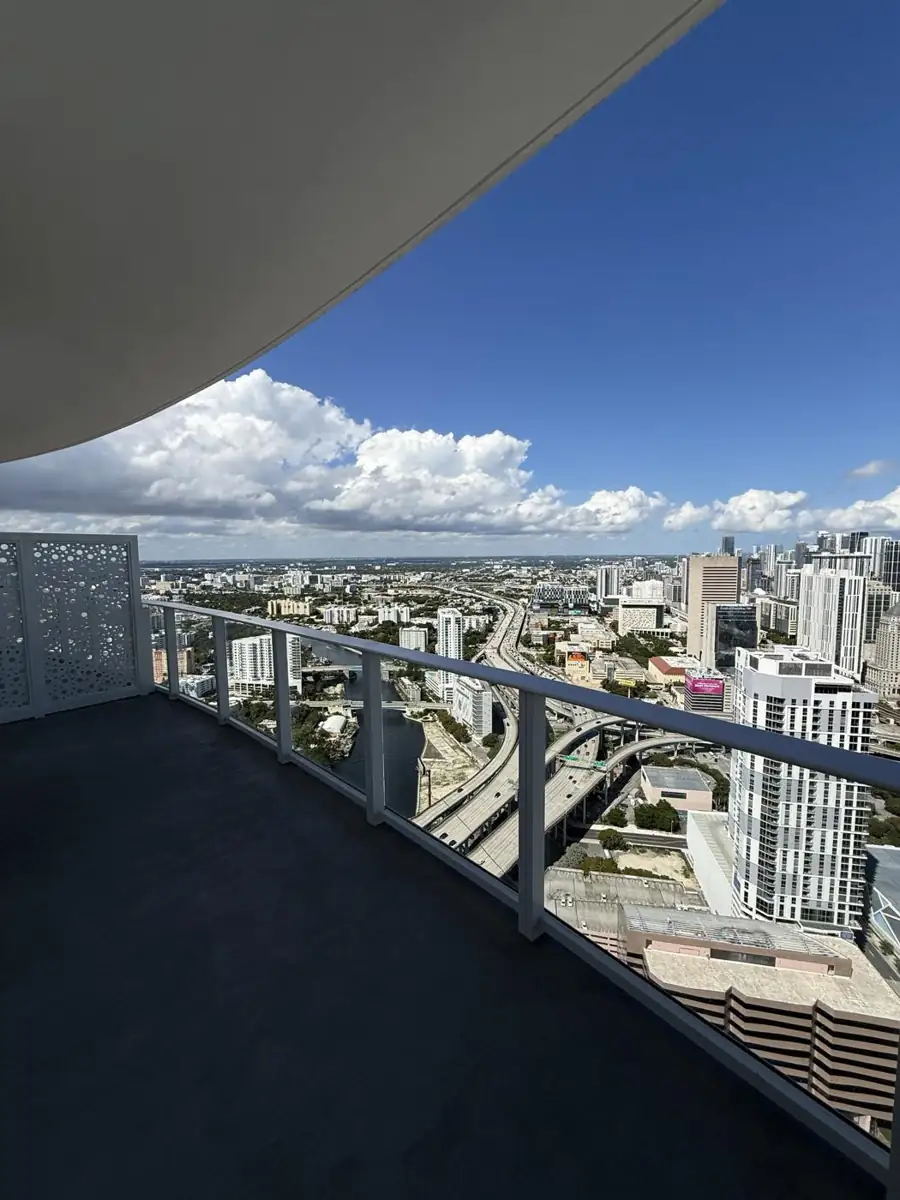 Skyline views from the balcony