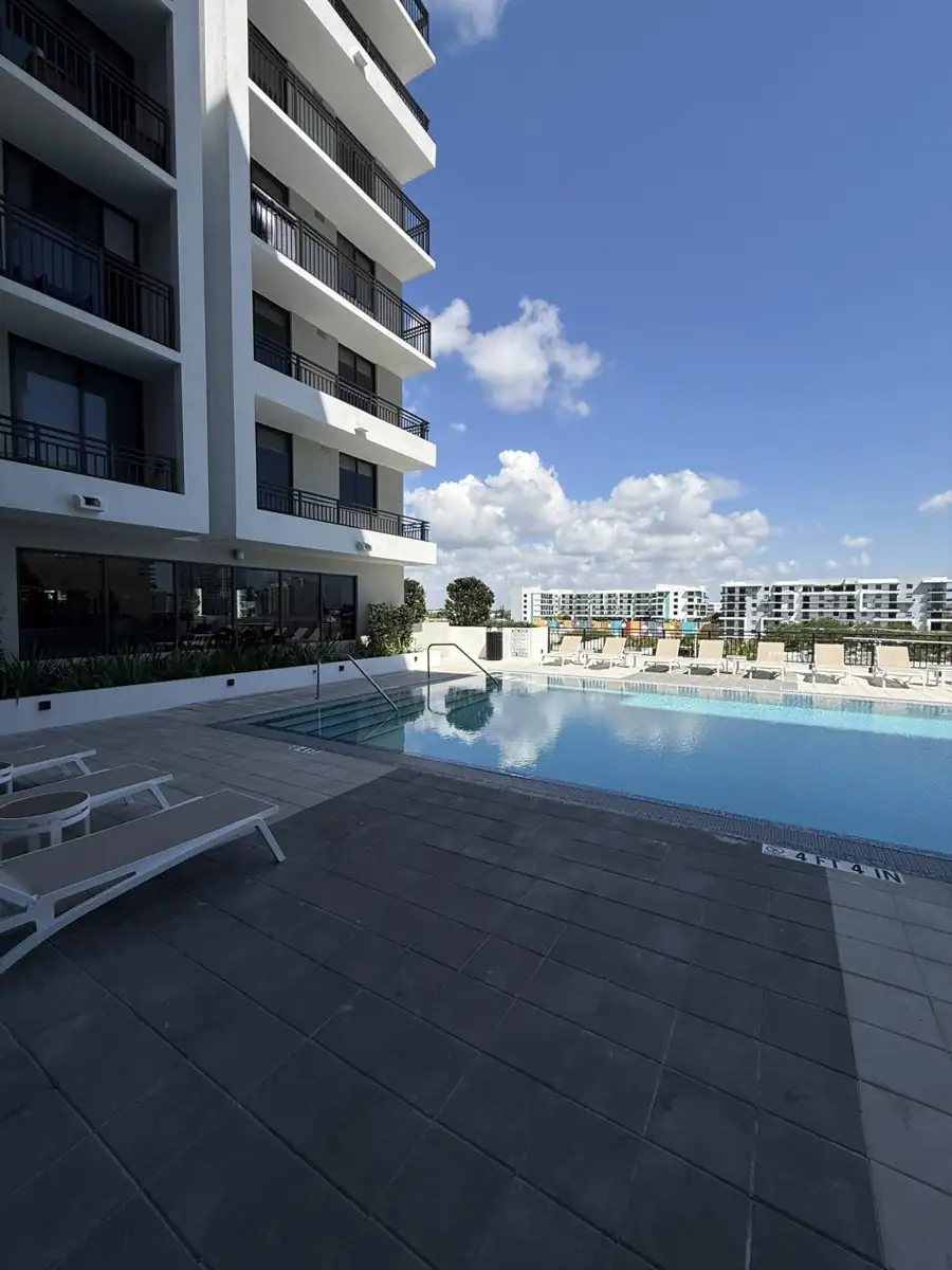 Resort-style pool deck